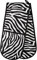 Double Oven Glove Zebra Print Heat Resistant Double Ovens Mitt Modern Cooking Gloves Potholders