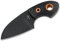 BÖKER PLUS® Gnome All Black Copper - feststehendes Mini Messer mit D2 Klinge - schwarzes Neck Knife mit Kydex-Scheide & Kette - Micarta Hals-Messer zum Umhängen