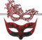 Sibba Venezianische Masken für Paare Masquerade Maske Damen Spitze Augenmasken Herren Faschingsmasken Gothic Gesichtsmaske für Halloween Karneval Party Mottoparty Kostüm Outfit Kopfschmuck (Rot)