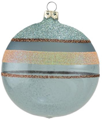 Thüringer Glasdesign Weihnachtskugel 8cm