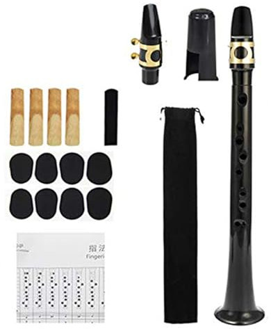 Saxofón De Bolsillo Portátil | Kit De Saxofón De Bolsillo | Pequeño Saxofón Saxo Alto Portátil Con 4 Lengüetas, 8 Almohadillas Dentales, Juegos De Saxofones Altos Portátiles