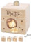 Bärenfreunde® - Personalisierte Spardose Kinder aus Holz mit Metallschloss - Spardose mit Namen mit kinderfreundlichem UV-Druck zum Sparen für Kinderträume (Löwe)