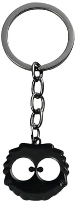 Susuwatari Schlüsselanhänger, kleiner Schlüsselanhänger, niedlicher Cartoon-Schlüsselanhänger, Tasche, hängende Ringkette für Taschenanhänger, Dekoration, Schwarz , 10cm