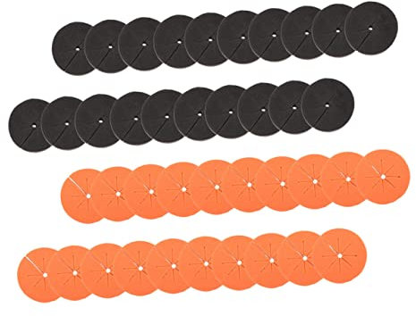 VANZACK 40 Stück Klonhalsbandeinsätze Für Erdlosen Anbau Hydroponische Eva Schwämme Rund Für Gewächshaus Gemüseanbau Pflanzschwämme Für Hydrokulturen