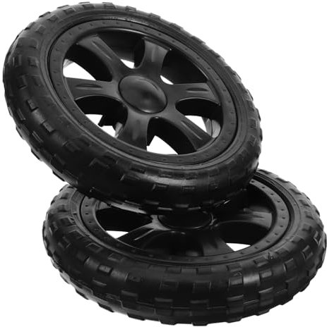 JEWEDECO 2stücke Räder Für Schiebewagen Aus Kunststoff Einkaufswagenräder Räder Für Lebensmittelwagen Mehrzweckwagen Kompakt Und Langlebig