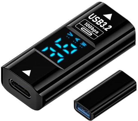 Siuwddee USB femmina a USB C femmina, tipo C femmina a USB femmina - Adattatore da USB C femmina a USB A femmina - Convertitore accoppiatore di estensione bidirezionale da USB 3.1 a tipo C per