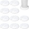 ZEPIQOR 10 Piezas embellecedor radiador, Radiador Plástico de Tubo, Tapones para Tubos de Calefacción Embellecedor Rosetas Radiador Cubierta Collar para Tubo de 15-45 mm de Diámetro