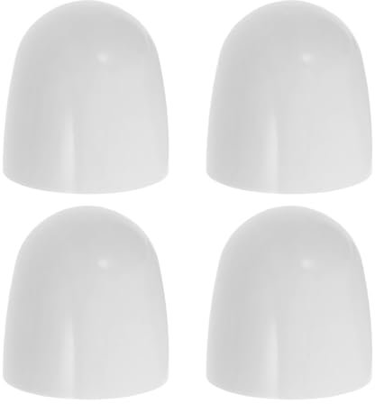 UKCOCO 4pcs Universal Toilet Bolt Covers Cap White Screw Cap Covers for Bathroom Toilet Floor Bolts Decorative Screw