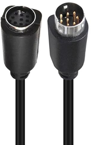 Seadream Mini Din 8 Pin Male to Female Extension Cable Mini Din 8 Core Audio/Video Extension Cable (10FT)