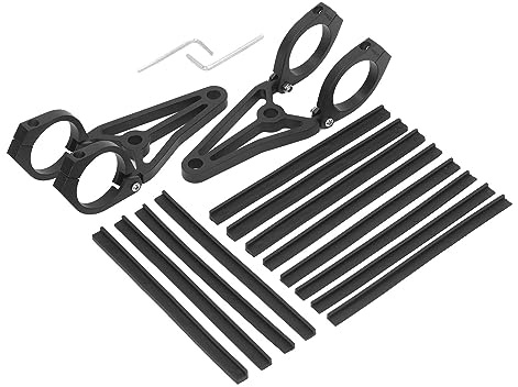 Motorrad -Scheinwerfermontage -Halterung Ersatz für - 2pcs Gabelrohre Lampenhalter für Verschiedene Fahrräder