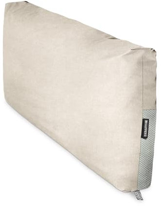 HAPPERS Wasserdichtes und abnehmbares Palettenkissen aus Kunstleder, Perla Patagonia, 120 x 45 x 20 cm