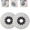 Cuchilla de corte porosa ensanchada para piedra y cerámica, disco de corte para losas de roca porosas ensanchadas, disco de corte para piedra, losas de roca y azulejos (2PCS)