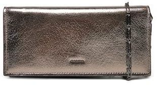 Calvin Klein Metallic Crossbody-Tasche, Kupfer, Leder-Optik