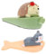 1 Jeu Butée De Porte Mignonne Animaux Lot De Chat Hérisson Outil De Protection Chocs De Porte Antidérapante Pour Maison 2 Pièces