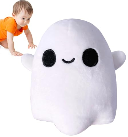 Geist Plüsch | Niedliches Halloween Kuscheltier,Kuscheliges Kinder Einschlafhilfe Geschenk Für Wohnheim Auto Bett Reise