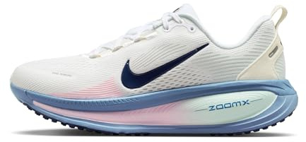 Nike Vomero 18 Straßenlaufschuh Für Damen, White/Midnight Navy-Work Blue, HM6804-115, 35.5 EU (W 5 US)