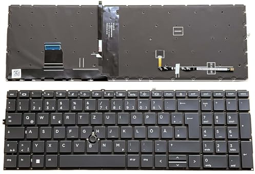 KbsPro Backlight Deutsch Tastatur für HP Elitebook 850 G7 850 G8 855 G7 855 G8 Keyboard German QWERTZ