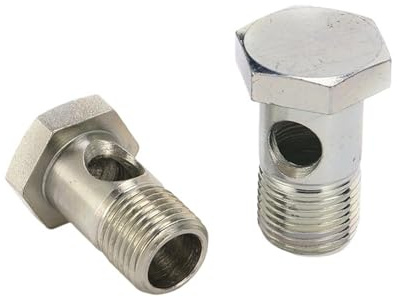 XHAJCSJWGD 100pcs 700M-16 Metric Banjo Bolt Fittings Pipe Connector Hydraulic Hose Fittings