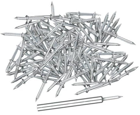 siduytin Clous de finition invisibles pour plinthes, vis, clous pour plinthes Pour assurant une installation murale esthétique et sécurisée, ligne de plinthe sans marques, clou avec outil à douille