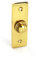 POLISHED BRASS VICTORIAN PUSH BELL WITH FITTINGS