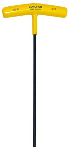 Bondhus, 3/16 T-Handle HEX Driver 9, 3/16, 15310