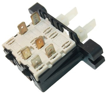 Indesit Dishwasher 2 Way Push Button Switch. Genuine Part Number C00104936