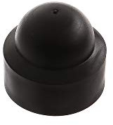 Ziermutter - Abdeckung - Kunststoff schwarz - Für Mutter- bzw. Schraubenkopf mit Schlüsselweite 24mm - Skiffy 1300160