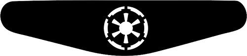 Decus-Shop Play Station PS4 Lightbar Sticker Aufkleber Star Wars Imperium (schwarz)