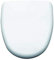 Gala Loa– Asiento Fijo para Inodoro, Incluye Kit de Fijación y Bisagras de Acero Inoxidable, Color Blanco, Medidas 38 x 4.3 x 45.2 cm – Modelo G5128201
