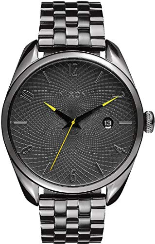 Nixon Damen-Armbanduhr Bullet All Gunmetal/Gray Analog Quarz Edelstahl A4182090-00