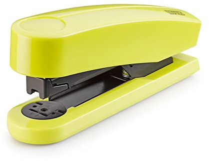 Novus B 4 Color ID Vollmetall Heftgerät (40 Blatt, mit glänzender Kunststoffummantelung, inkl. 200 Heftklammern) lucky grün