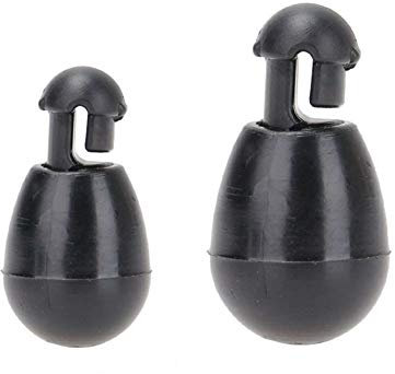 50pcs Carp Fishing Quick Change Beads Camo Fishing Hooklength for Inline Flat Method Feeder,Large&Small