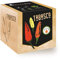 Feel Green Ecocube, Peperoncino Tabasco (Potenza del Piccante 7), Grow-Your-Own/Kit Pronto da Far Crescere, Piante in cubi di Legno da 7,5 cm, Prodotto in Austria