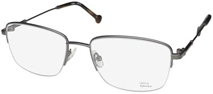 Timex 4:49 Uhr Titan Halbrandlos Leichtgewicht Premium Brillenrahmen/Brille, Rotguss, 53/18/140