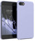 kwmobile Hülle kompatibel mit Apple iPhone SE (2022) / iPhone SE (2020) / iPhone 8 / iPhone 7 Hülle - Silikon Handy Case - Handyhülle weiche Oberfläche - kabelloses Laden - Pastell Lavendel