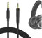GEEKRIA QuickFit Audio Kabel Kompatibel mit Audio-Technica ATH-M70x ATH-M60x ATH-M50x ATH-M40x M50xrd M50xwh Kopfhörer, 2.5mm AUX Ersatz-Stereokabel für Kopfhörer (1.2m)