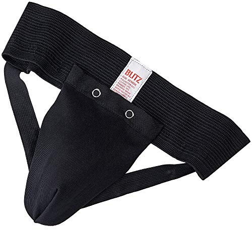 Blitz Protection d'aine mâle Standard, Mixte, 14973, Noir, Junior