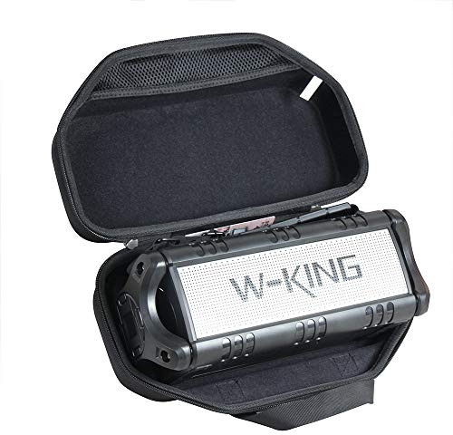 Hermitshell Hard EVA Travel Case for W-KING50W Bluetooth Speaker (Black)