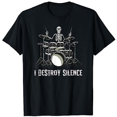 Schlagzeuger Heavy Metal Band Schlagzeug Drummer Rock Musik T-Shirt