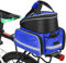 HINATAA, borsa posteriore per bicicletta, 10 – 25 l, scalabile, impermeabile, per sedile posteriore della bicicletta, con tracolla, per bici da strada, MTB, viaggi e picnic (Blu)