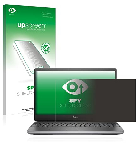 upscreen Blickschutzfolie für Dell Precision 7560 | Anti-Spy Displayschutz Made in Germany Privacy Screen Protector Sichtschutz Blaulichtfilter Klare Folie