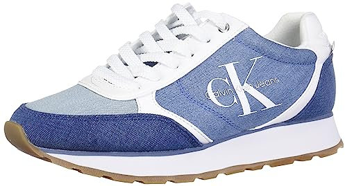 Calvin Klein Cayle, Zapatillas Mujer, Azul Denim 450, 38 EU