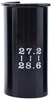 Liummrcy Seat Post Adapter Shim 27,2 mm bis 28,6 mm Mountainbike-Sitz Post Rohrsitz Pfosten Reduzierhülse Shim Fahrrad-Sitz Post Tube Adapter -regelstütze Sattelstütze Adapter Reduzierer Dauerhafte