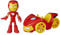 Hasbro Marvel Spidey Age 3+ and His Amazing Friends Iron Man Action Figure and Iron Racer Vehicle, Iron Man Toy for Children Aged 3 and Up, Multicolor