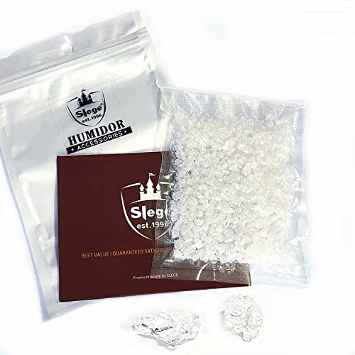 Slege Kristalle zur Humidor Befeuchter,Humidor Zigarren Befeuchtung Kristalle,Acrylpolymer-Kristalle zum Nachfüllen oder Umrüsten, Humidor Schrank Befeuchters,Wiederverwendbar (25g)