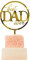 Kuchendekoration mit Aufschrift Happy Father's Day, Acryl, Aufschrift Best Dad Ever, 10 Stück