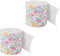 2 Rollen Buntes Bedrucktes Toilettenpapier - Lustiges Klopapier FüR Zuhause, BüRo, Restaurant Und Hotel, 10.5 X 10.5 X 10 Cm