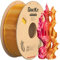Gratkit Silk Tri-Color PLA Filament，3D Printer Filament 1.75mm, -0.03mm, 1KG/Roll, Silk PLA Red & Gold
