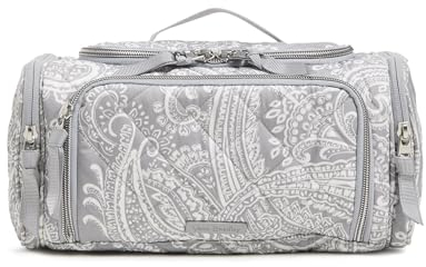 Vera Bradley Kosmetiktasche für Damen, aus Twill, Wolke Grau Paisley, Einheitsgröße