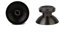 Tiuimk Paire de joysticks de rechange en métal avec tête de champignon pour manette Xbox One/PS4 Noir